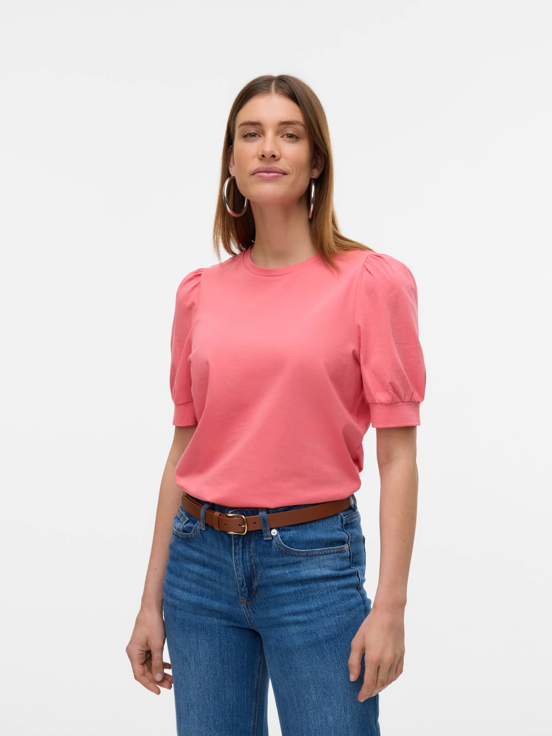 Vero Moda T-Shirt »VMKERRY 2/4 O-NECK TOP VMA JRS NOOS«, mit Rundhalsausschnitt Vero Moda T-Shirt »VMKERRY 2/4 O-NECK TOP VMA JRS NOOS«, mit Rundhalsausschnitt von Vero Moda
