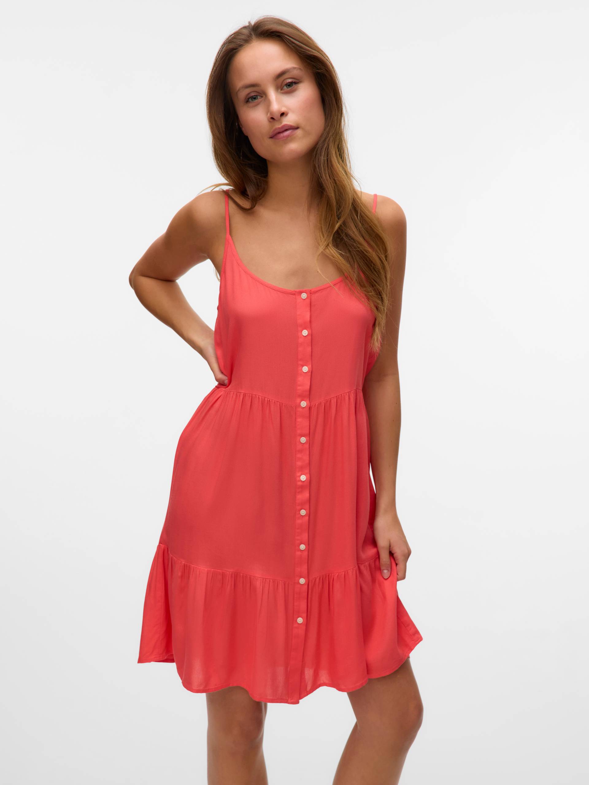 Vero Moda Trägerkleid »VMBUMPY SHORT SINGLET DRESS WVN GA NOOS« von Vero Moda