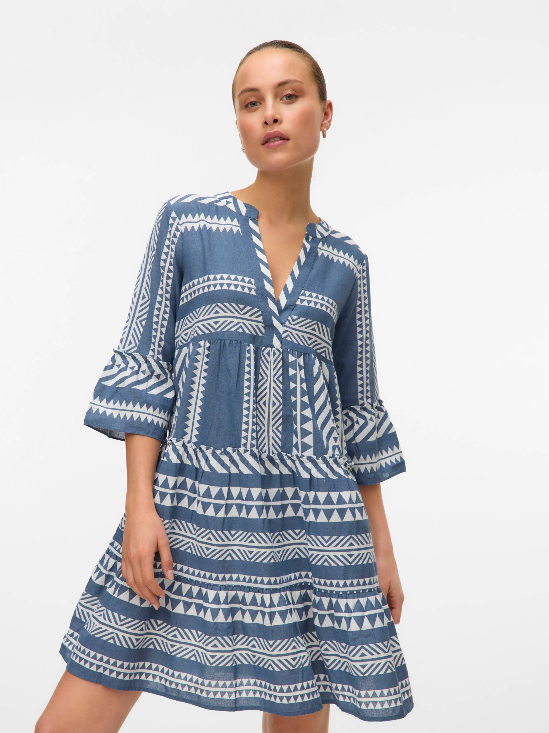 Vero Moda Tunikakleid »VMDICTHE 3/4 TUNIC EXP«, mit Volant von Vero Moda