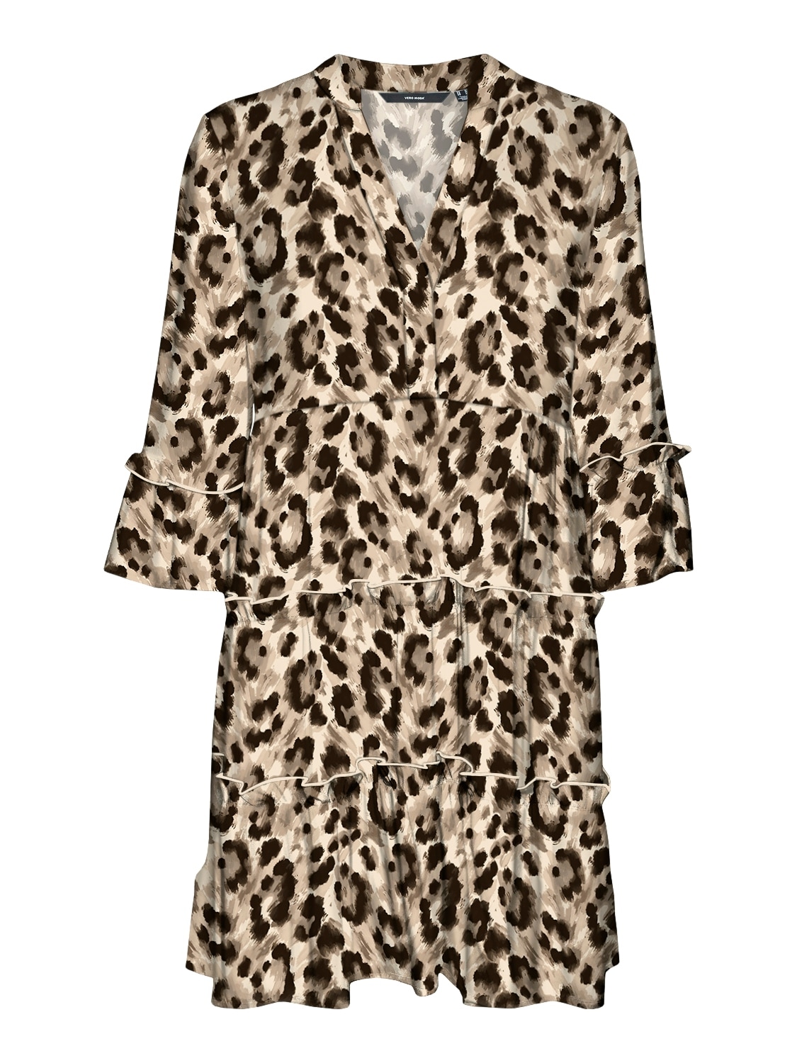 Vero Moda Tunikakleid »VMEASY JOY 3/4 SHORT DRESS WVN GA«, mit Volant von Vero Moda