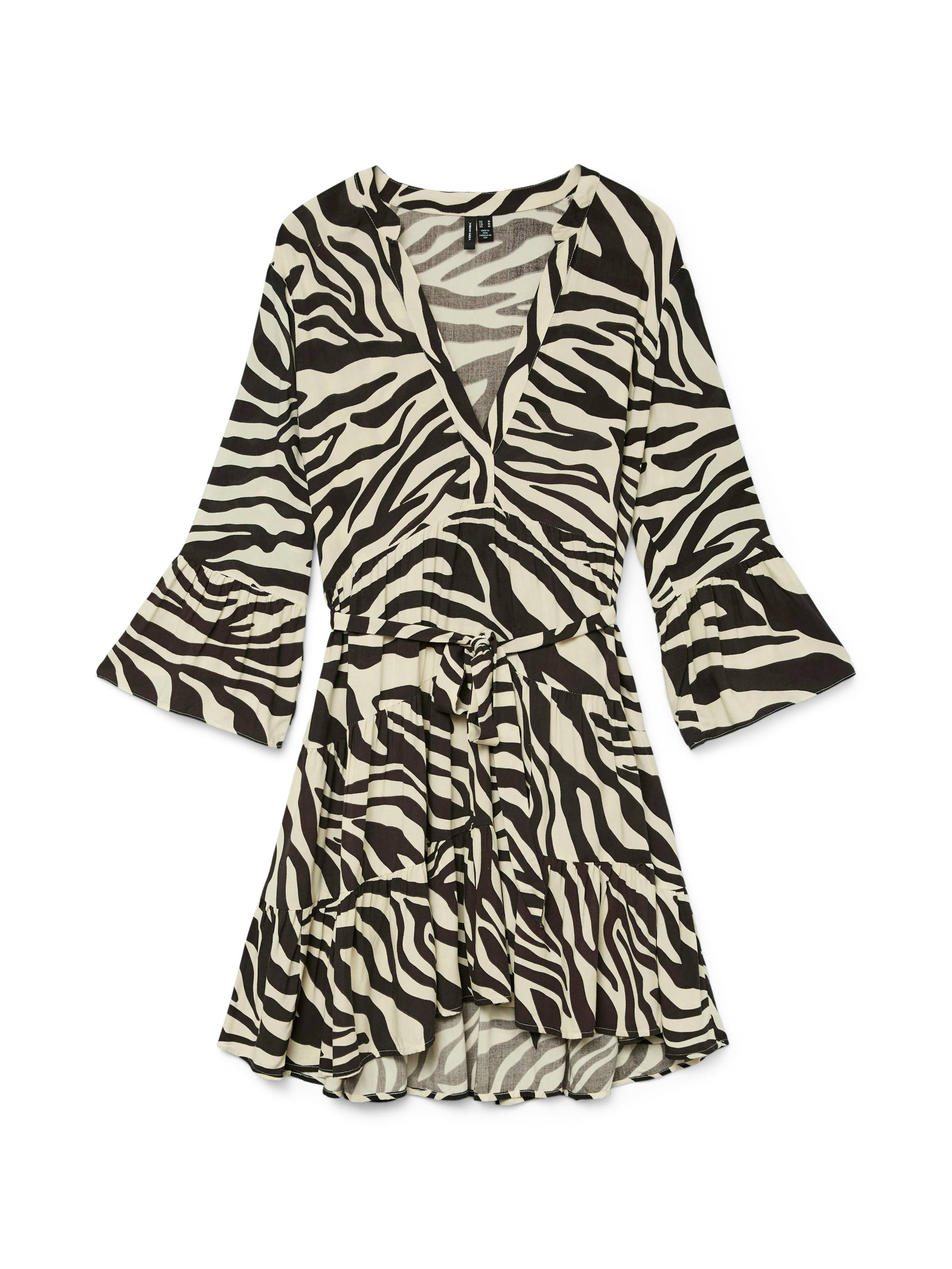 Vero Moda Tunikakleid »VMMELBA 3/4 SHORT BELT DRESS WVN GA NOOS«, mit Volant und Taillen-Bindegürtel Vero Moda Tunikakleid »VMMELBA 3/4 SHORT BELT DRESS WVN GA NOOS«, mit Volant und Taillen-Bindegürtel von Vero Moda