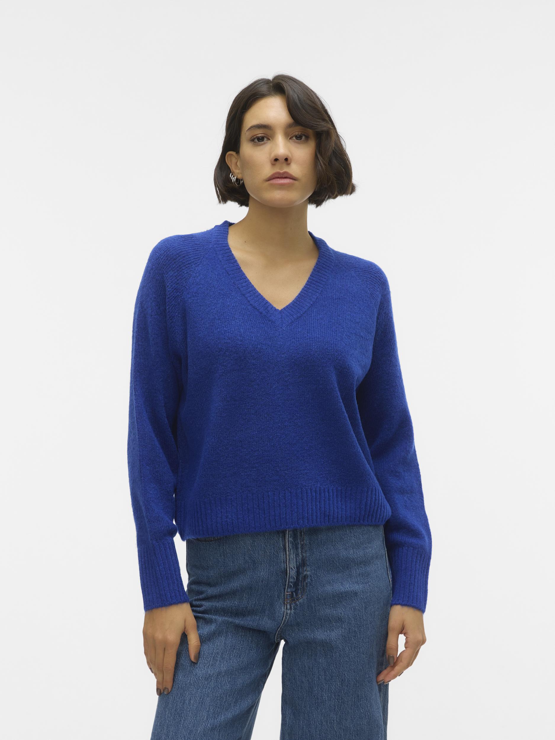 Vero Moda V-Ausschnitt-Pullover »VMELLYLEFILE LS V-NECK PULLOVER« von Vero Moda