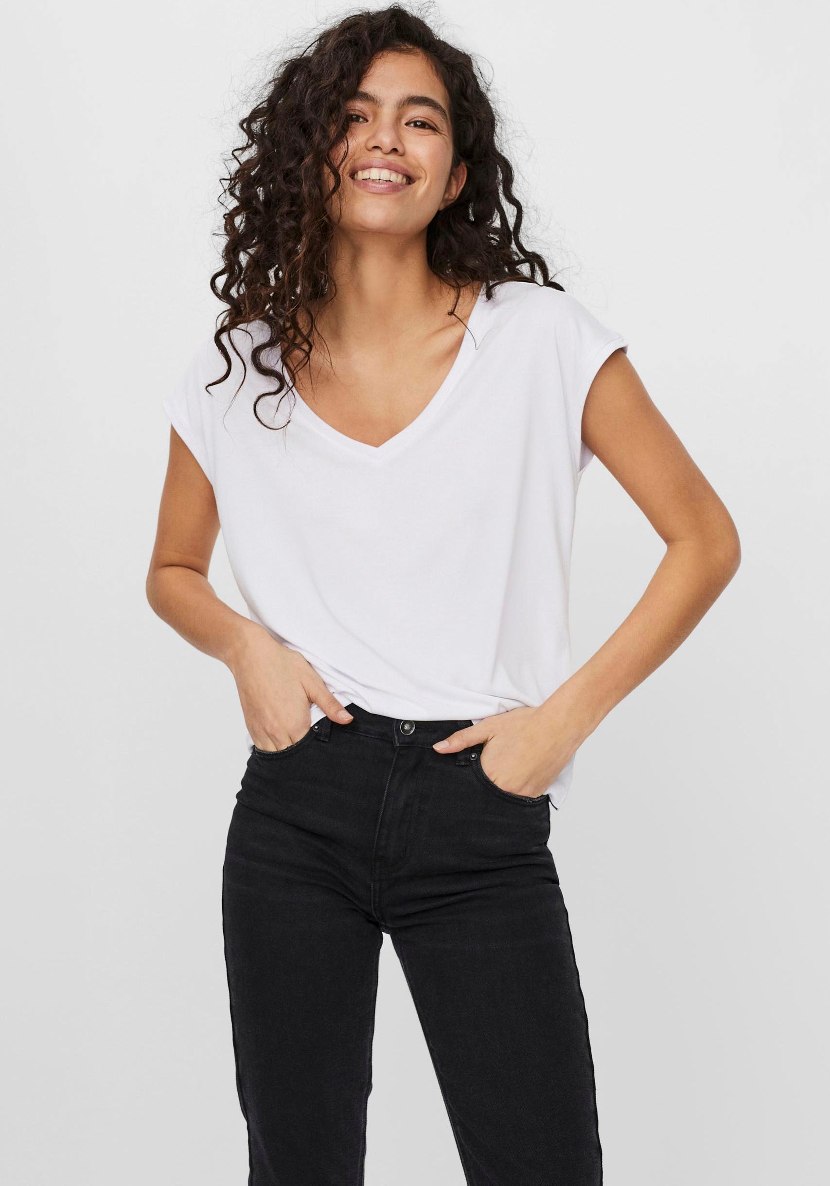 Vero Moda V-Shirt »VMFILLI« Vero Moda V-Shirt »VMFILLI« von Vero Moda
