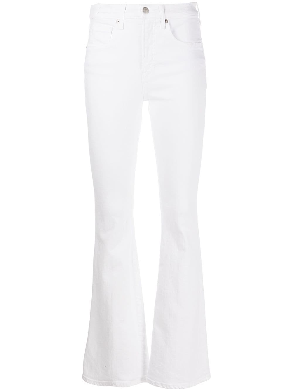 Veronica Beard Beverly skinny flared jeans - White von Veronica Beard
