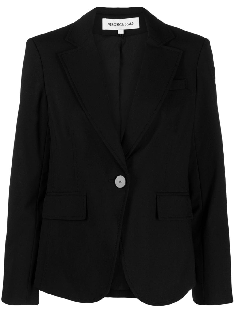 Veronica Beard single-breasted wool-blend blazer - Black von Veronica Beard