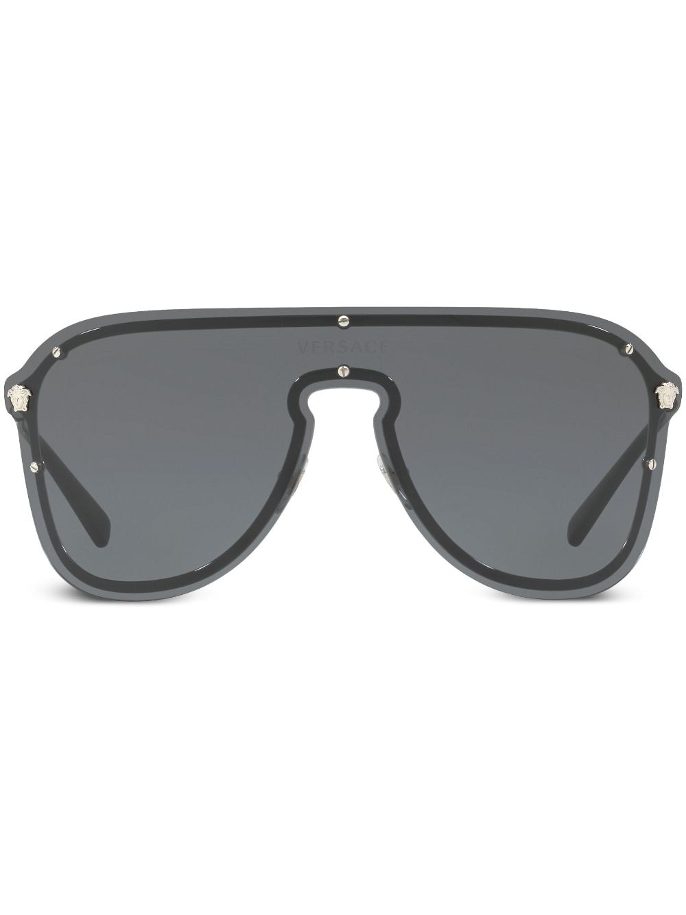 Versace Eyewear #Frenergy visor sunglasses - Silver von Versace Eyewear