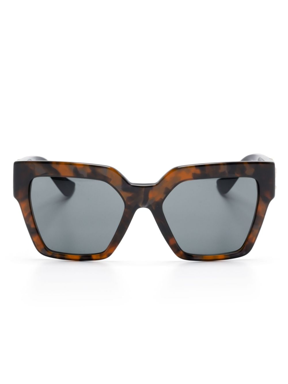 Versace Eyewear Medusa Head-motif square-frame sunglasses - Brown von Versace Eyewear