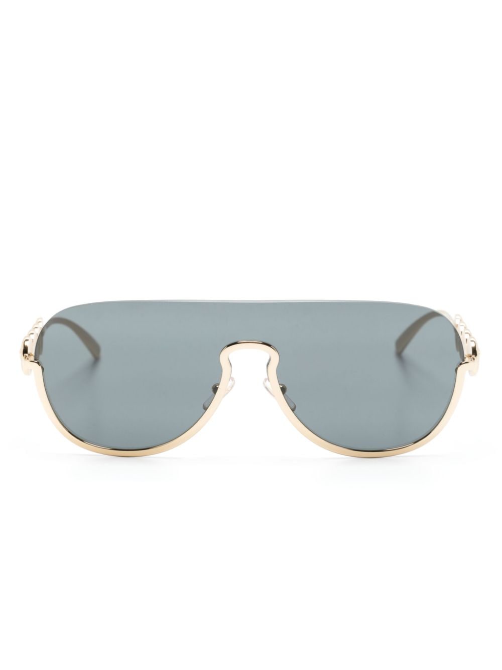 Versace Eyewear Medusa Head navigator-frame sunglasses - Grey von Versace Eyewear