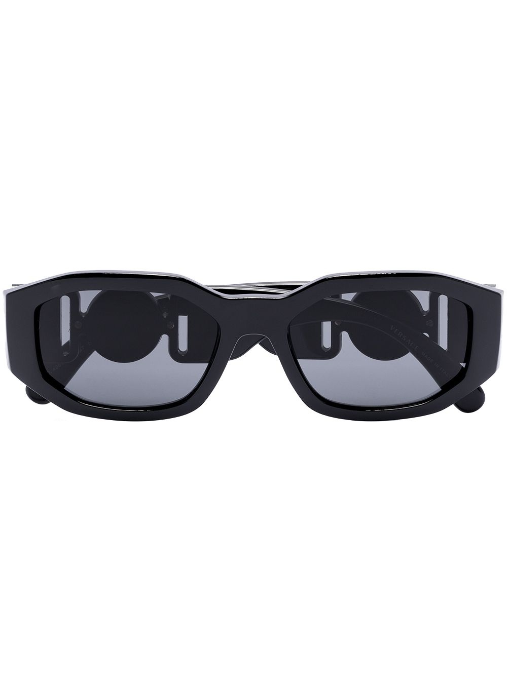 Versace Eyewear Medusa Head rectangle-frame sunglasses - Black von Versace Eyewear