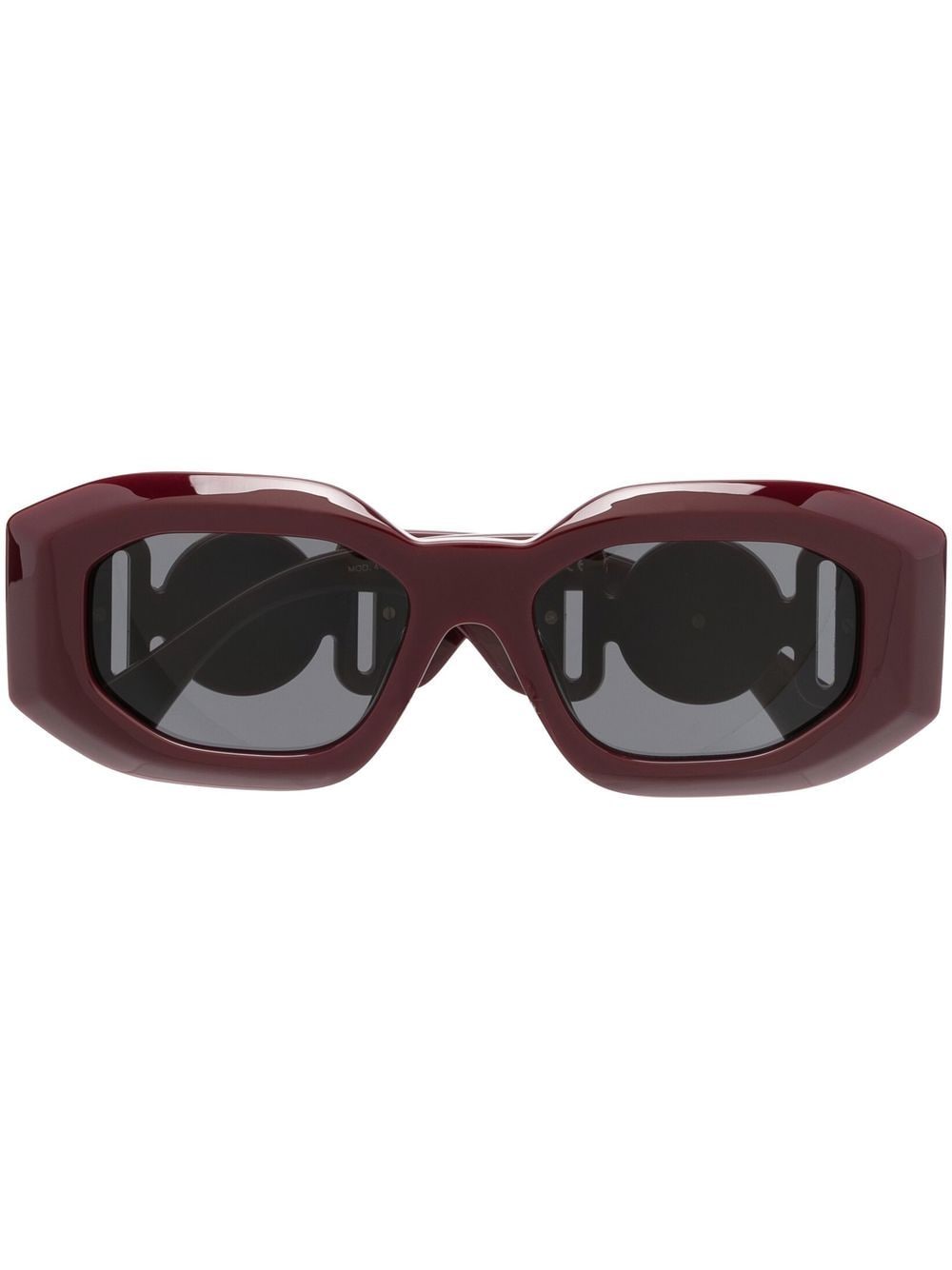 Versace Eyewear Medusa-arm detail sunglasses - Red von Versace Eyewear
