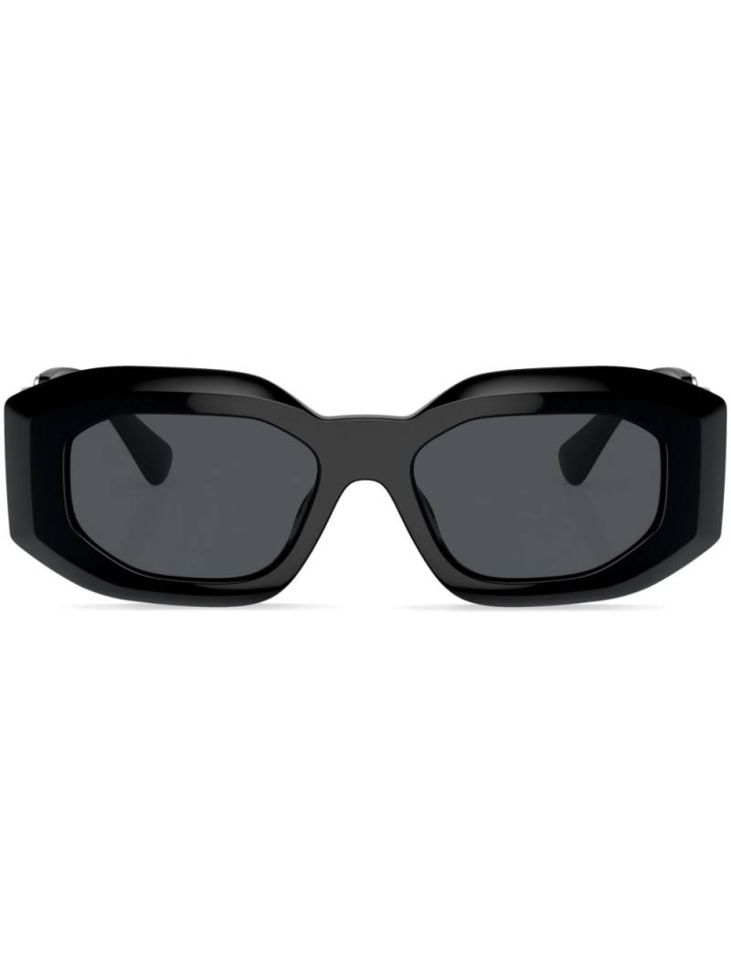 Versace Eyewear Medusa geometric-frame sunglasses - Black von Versace Eyewear