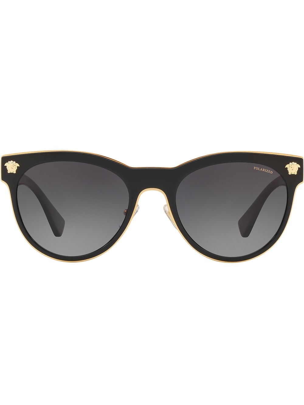 Versace Eyewear Phantos round-frame sunglasses - Black von Versace Eyewear