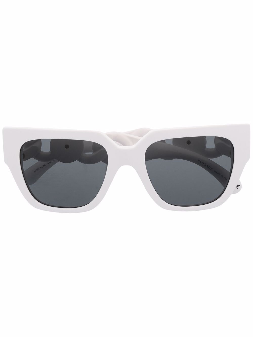 Versace Eyewear chain-arm sunglasses - White von Versace Eyewear