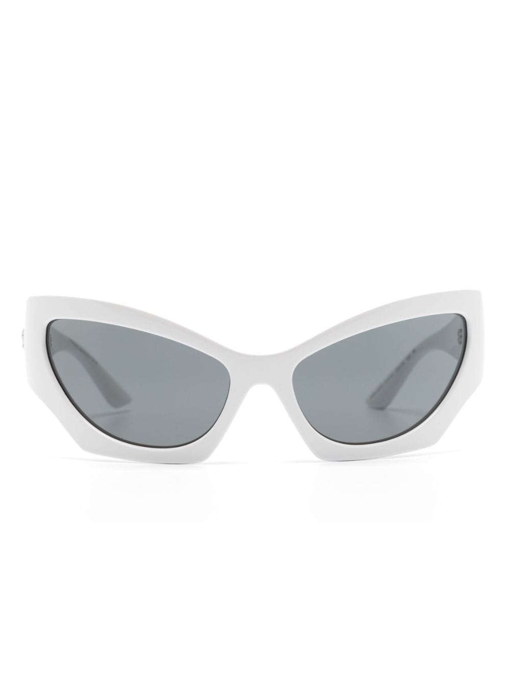 Versace Eyewear oversized cat-eye sunglasses - White von Versace Eyewear