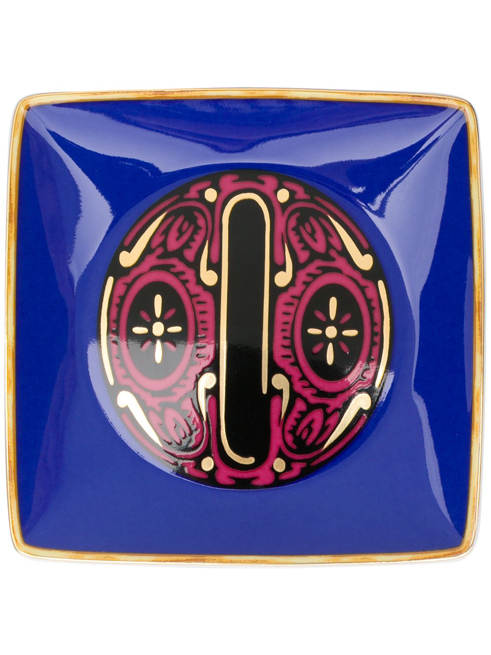 Versace Holiday Alphabet 'o' bowl - Blue von Versace