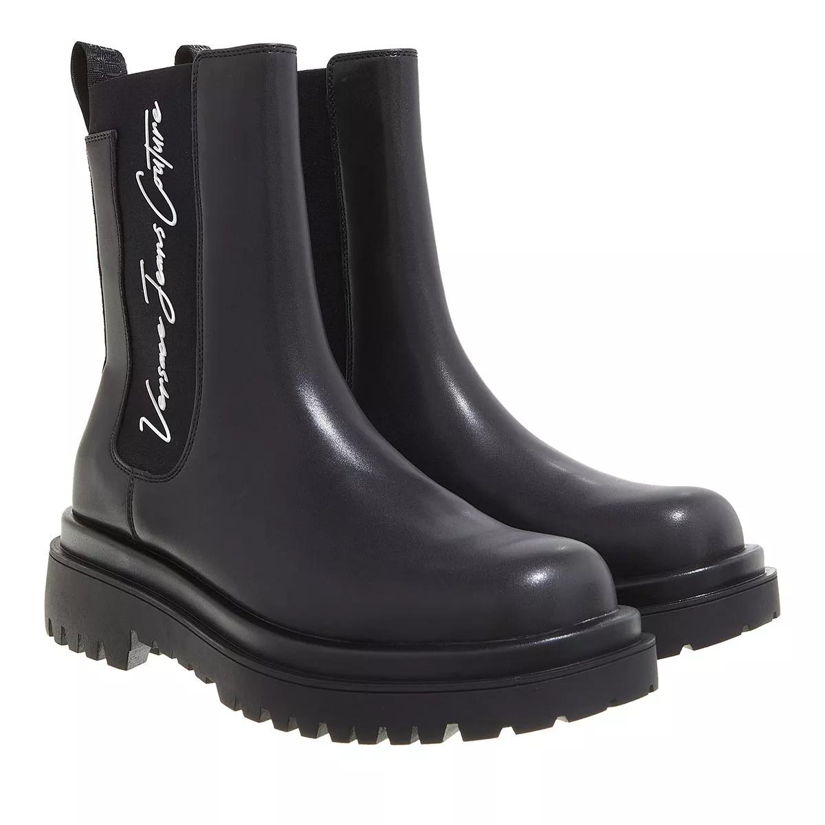 Versace Jeans Couture Boots & Stiefeletten - Fondo Drew - Gr. 37 (EU) - in Schwarz - für Damen von Versace Jeans Couture