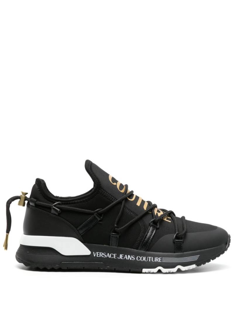 Versace Jeans Couture Dynamic slip-on sneakers - Black von Versace Jeans Couture
