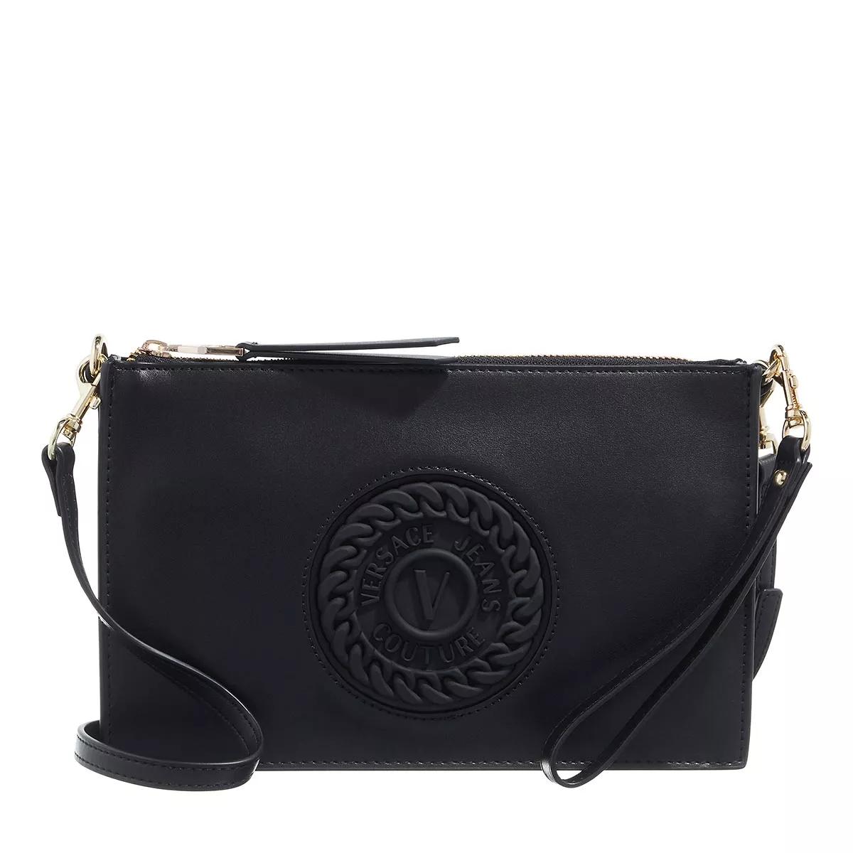 Versace Jeans Couture Handtasche - V Emblem - Gr. unisize - in Schwarz - für Damen von Versace Jeans Couture