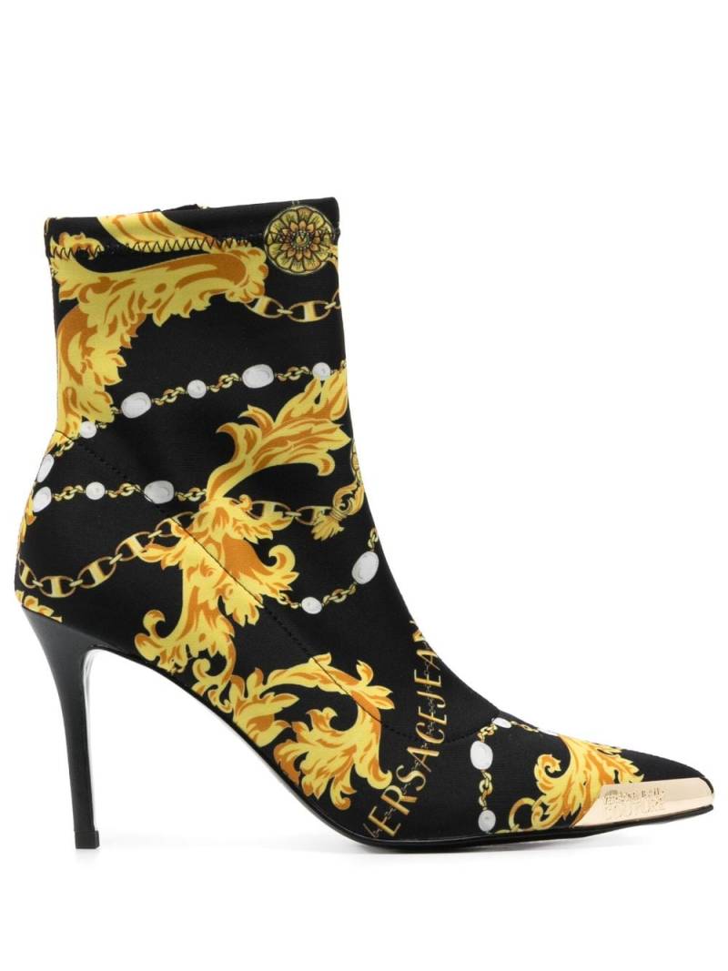 Versace Jeans Couture Scarlett 110mm ankle boots - Black von Versace Jeans Couture