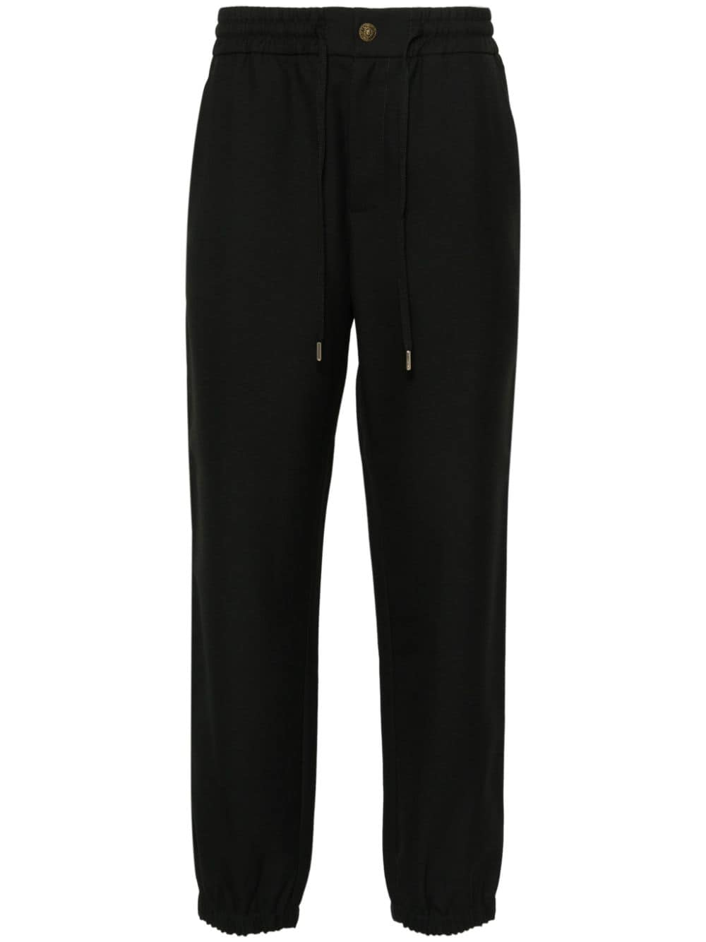 Versace Jeans Couture V-Emblem tapered trousers - Black von Versace Jeans Couture