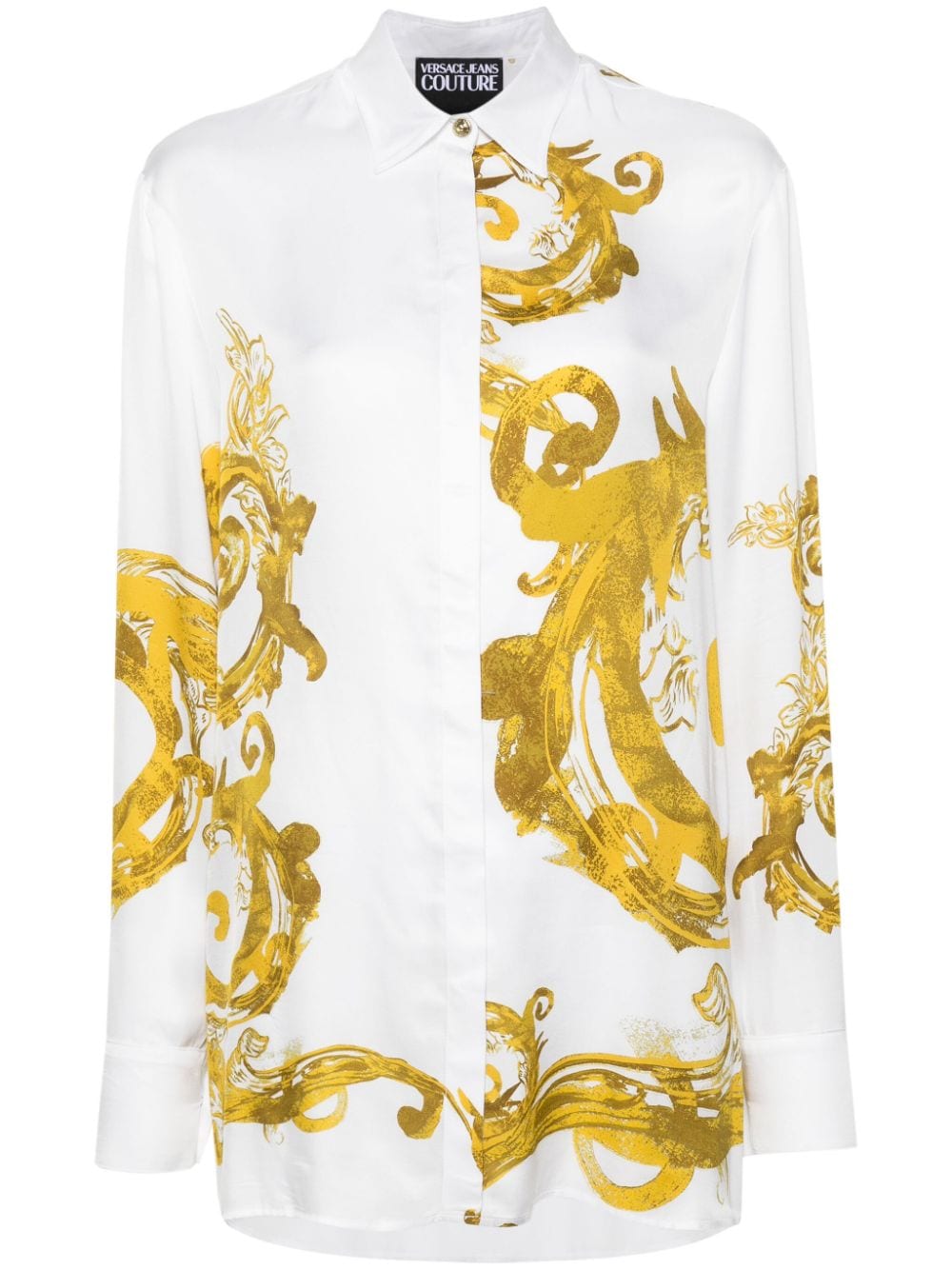 Versace Jeans Couture Watercolour Couture shirt - White von Versace Jeans Couture