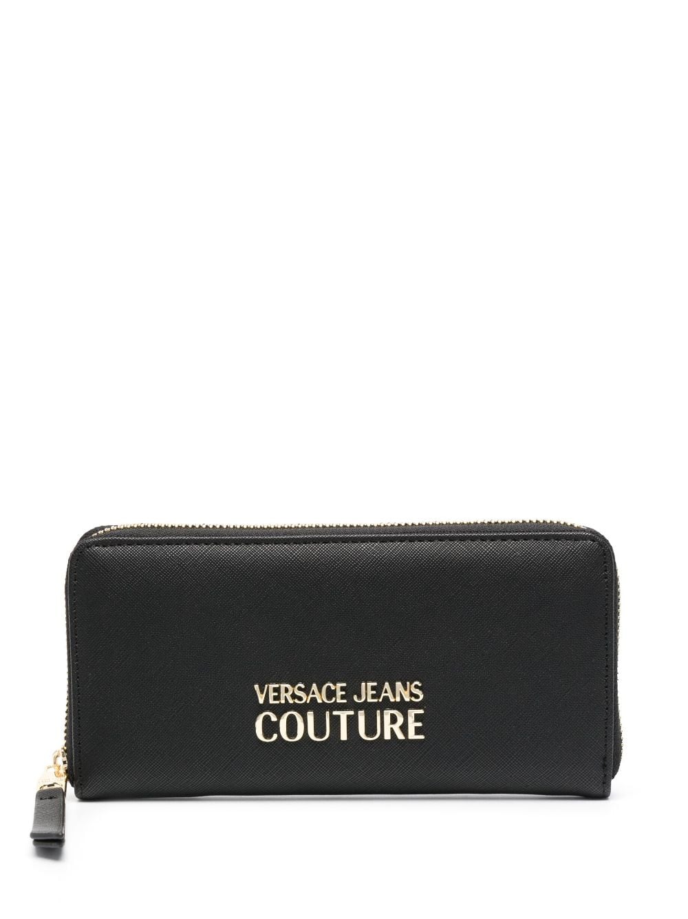 Versace Jeans Couture logo-detail wallet - Black von Versace Jeans Couture
