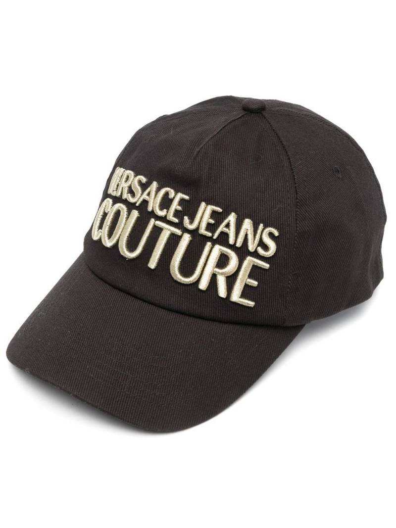 Versace Jeans Couture logo-embroidered cap - Black von Versace Jeans Couture