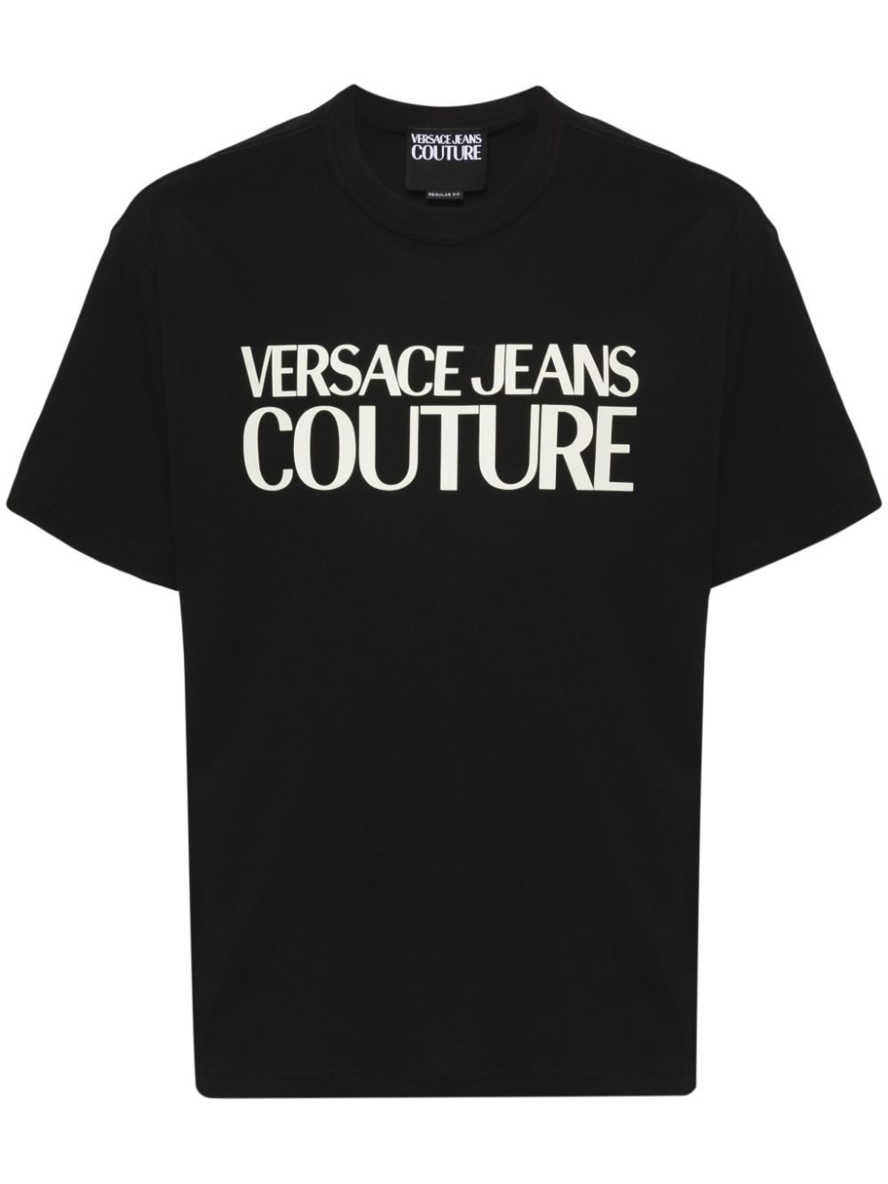 Versace Jeans Couture logo-print cotton T-shirt - Black von Versace Jeans Couture