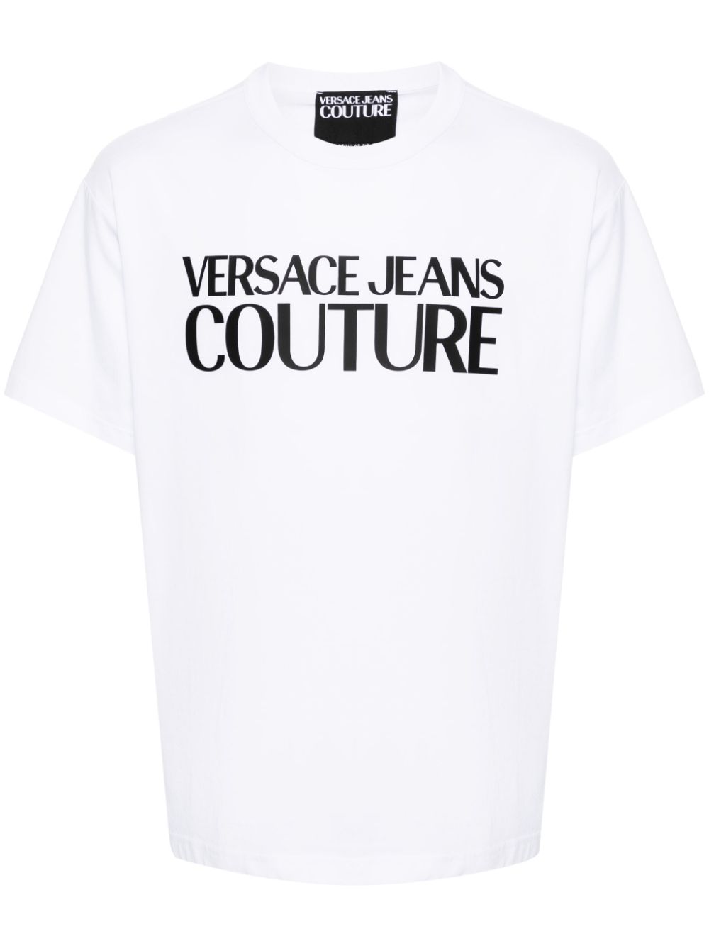 Versace Jeans Couture logo-print cotton T-shirt - White von Versace Jeans Couture