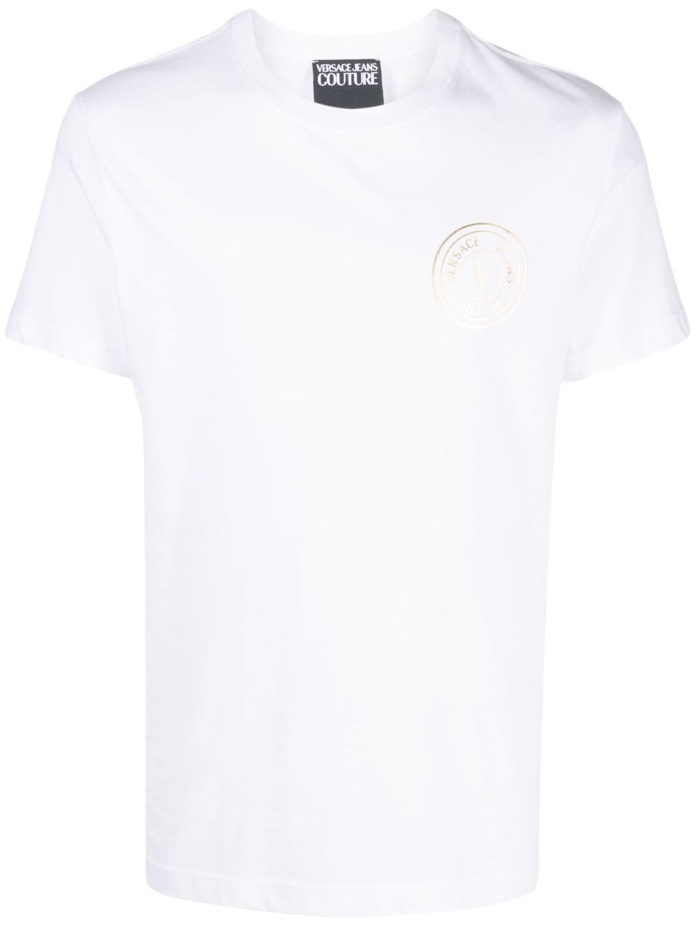 Versace Jeans Couture logo-print cotton T-shirt - White von Versace Jeans Couture