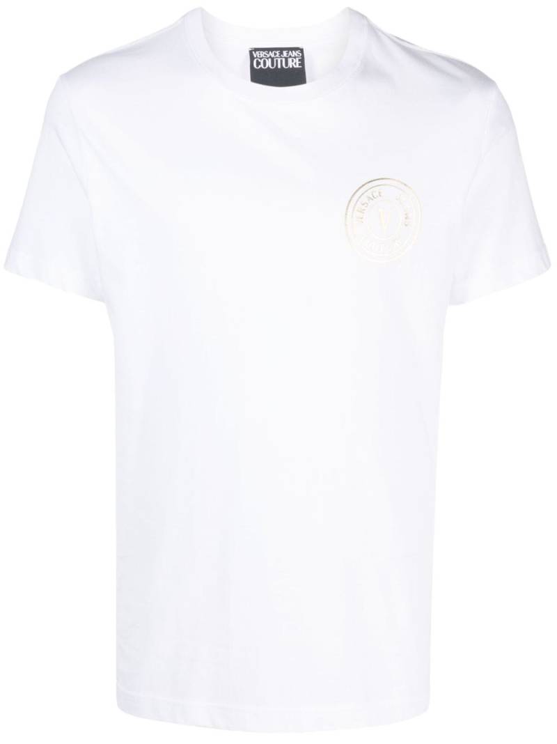 Versace Jeans Couture logo-print cotton T-shirt - White von Versace Jeans Couture
