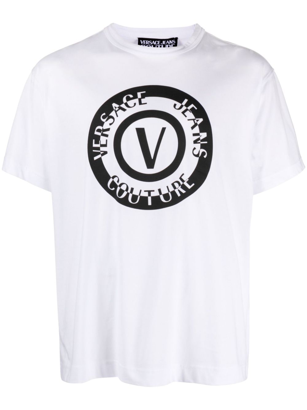 Versace Jeans Couture logo-print cotton T-shirt - White von Versace Jeans Couture