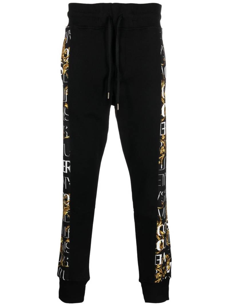 Versace Jeans Couture logo print track pants - Black von Versace Jeans Couture