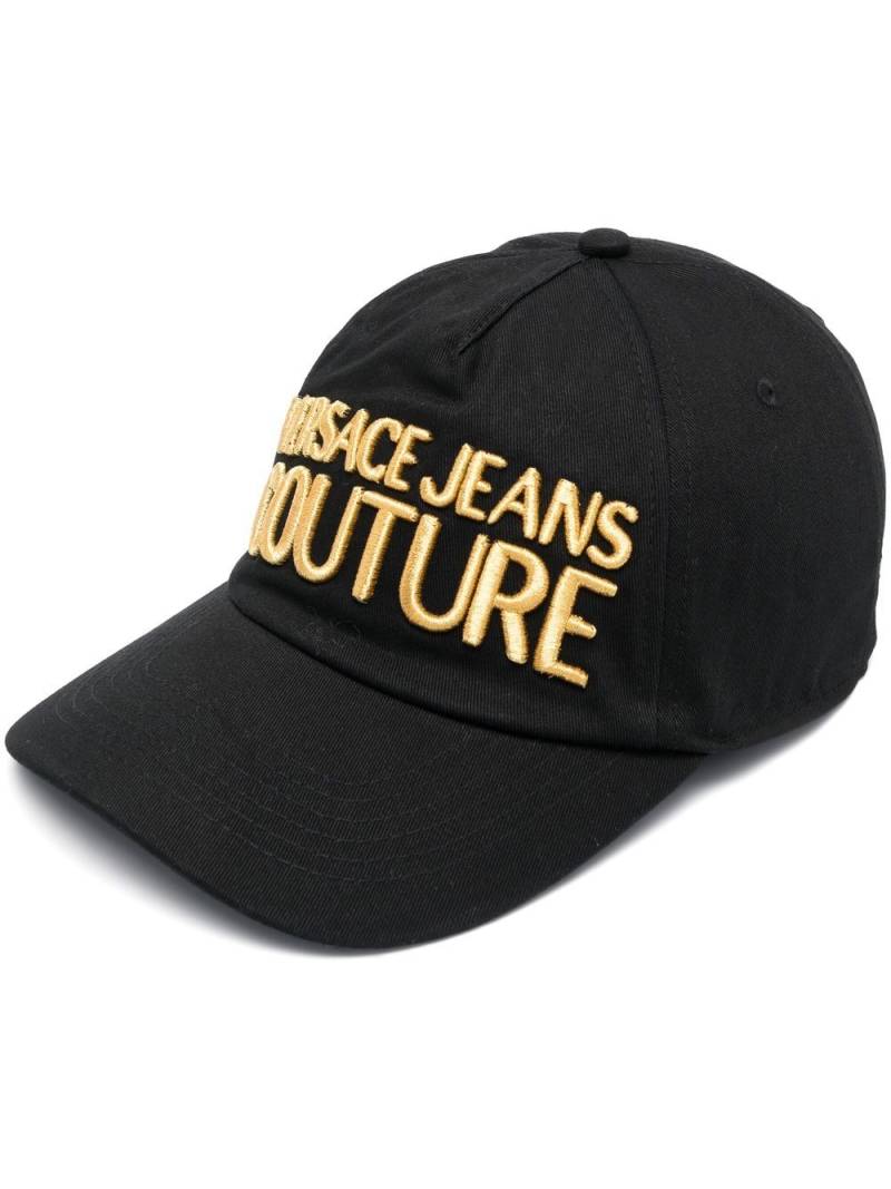 Versace Jeans Couture metallic-logo baseball cap - Black von Versace Jeans Couture