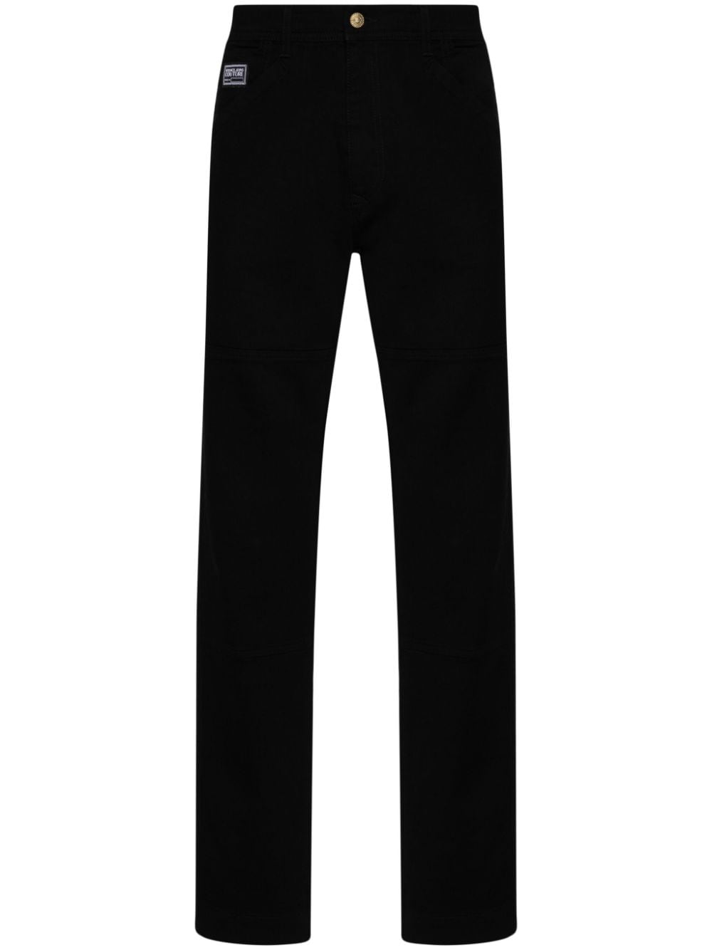 Versace Jeans Couture panelled straight-leg jeans - Black von Versace Jeans Couture