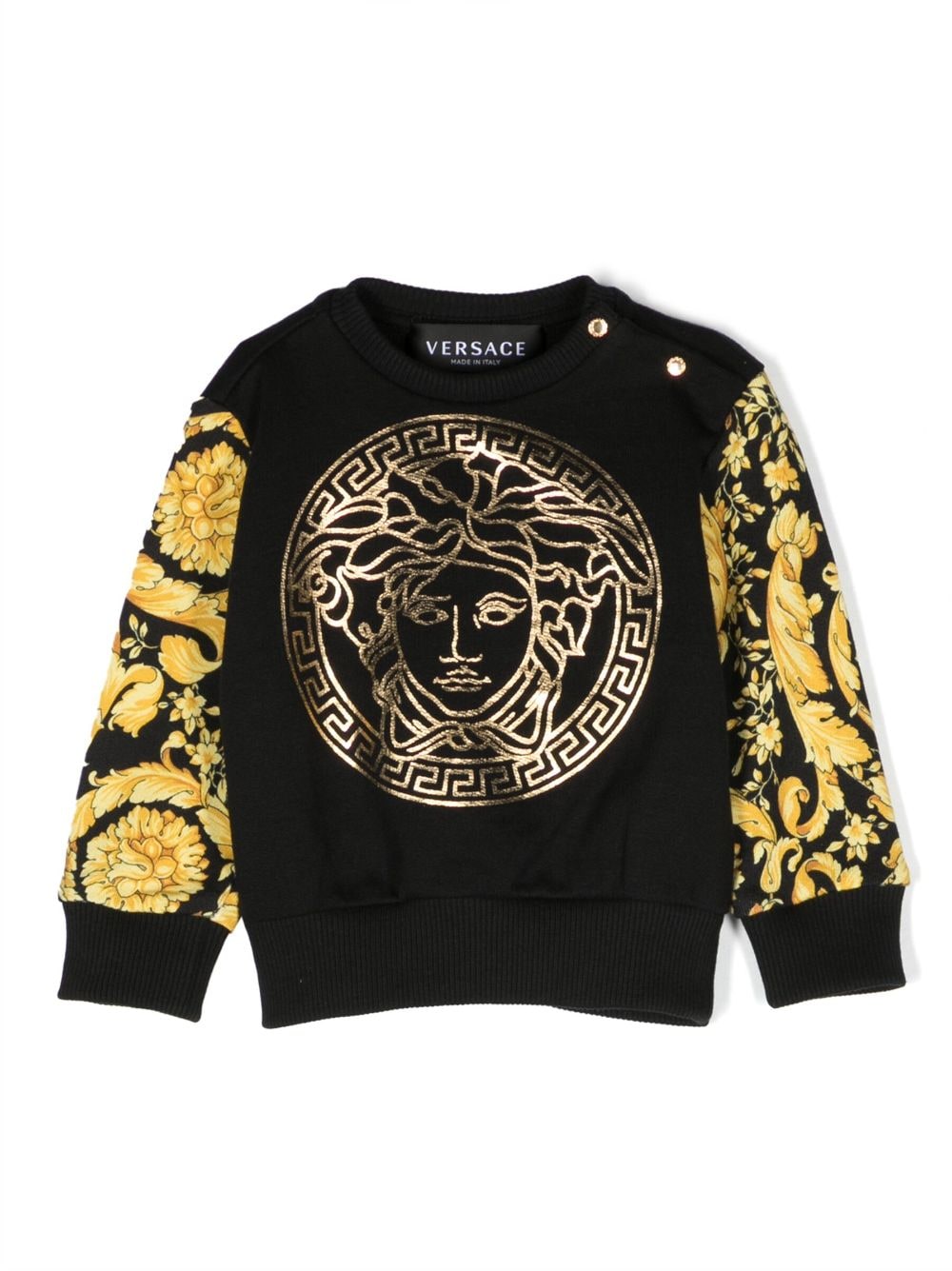Versace Kids Medusa Baby barocco-print sweatshirt - Black von Versace Kids