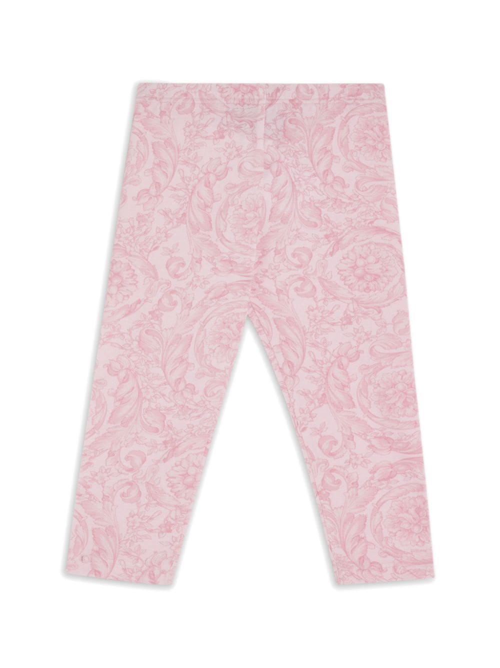 Versace Kids Barocco-print jersey-texture leggings - Pink von Versace Kids