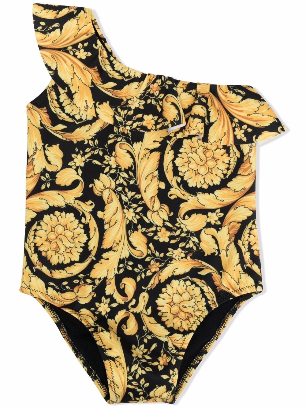 Versace Kids Barocco Baby one-piece swimsuit - Black von Versace Kids