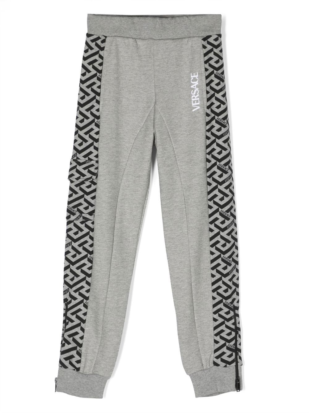 Versace Kids Greca-pattern track-pants - Grey von Versace Kids