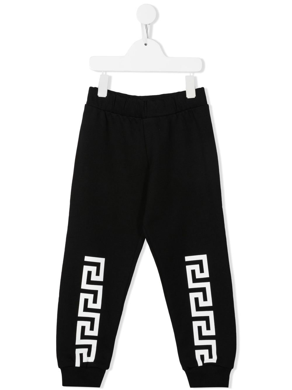 Versace Kids Greca print track pants - Black von Versace Kids