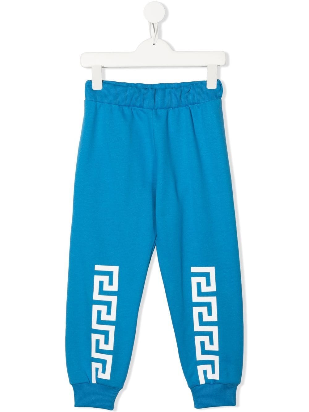 Versace Kids Greca print track pants - Blue von Versace Kids