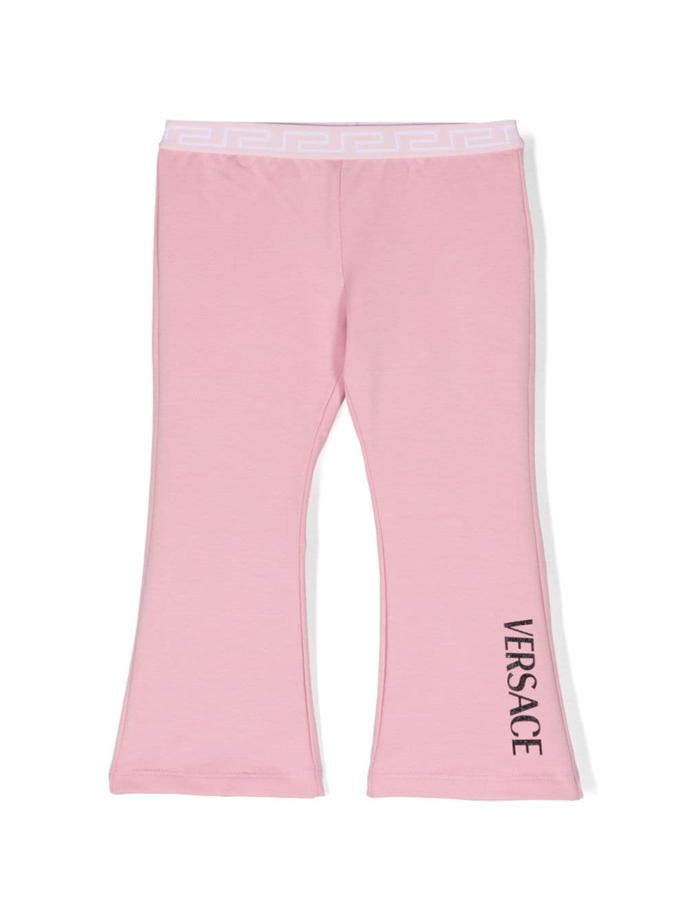 Versace Kids Greca-waistband jersey trousers - Pink von Versace Kids