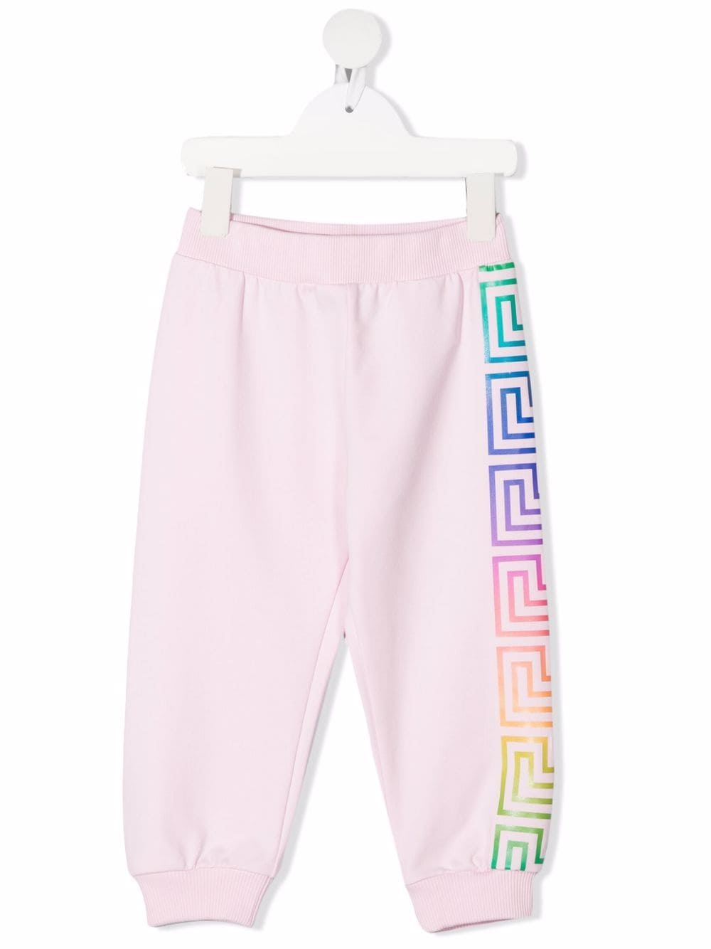 Versace Kids Greca-pattern print sweatpants - Pink von Versace Kids