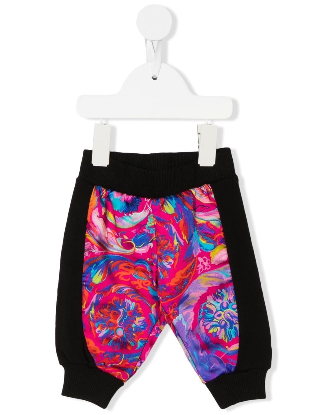 Versace Kids Kaleidoscopic Barocco track pants - Black von Versace Kids