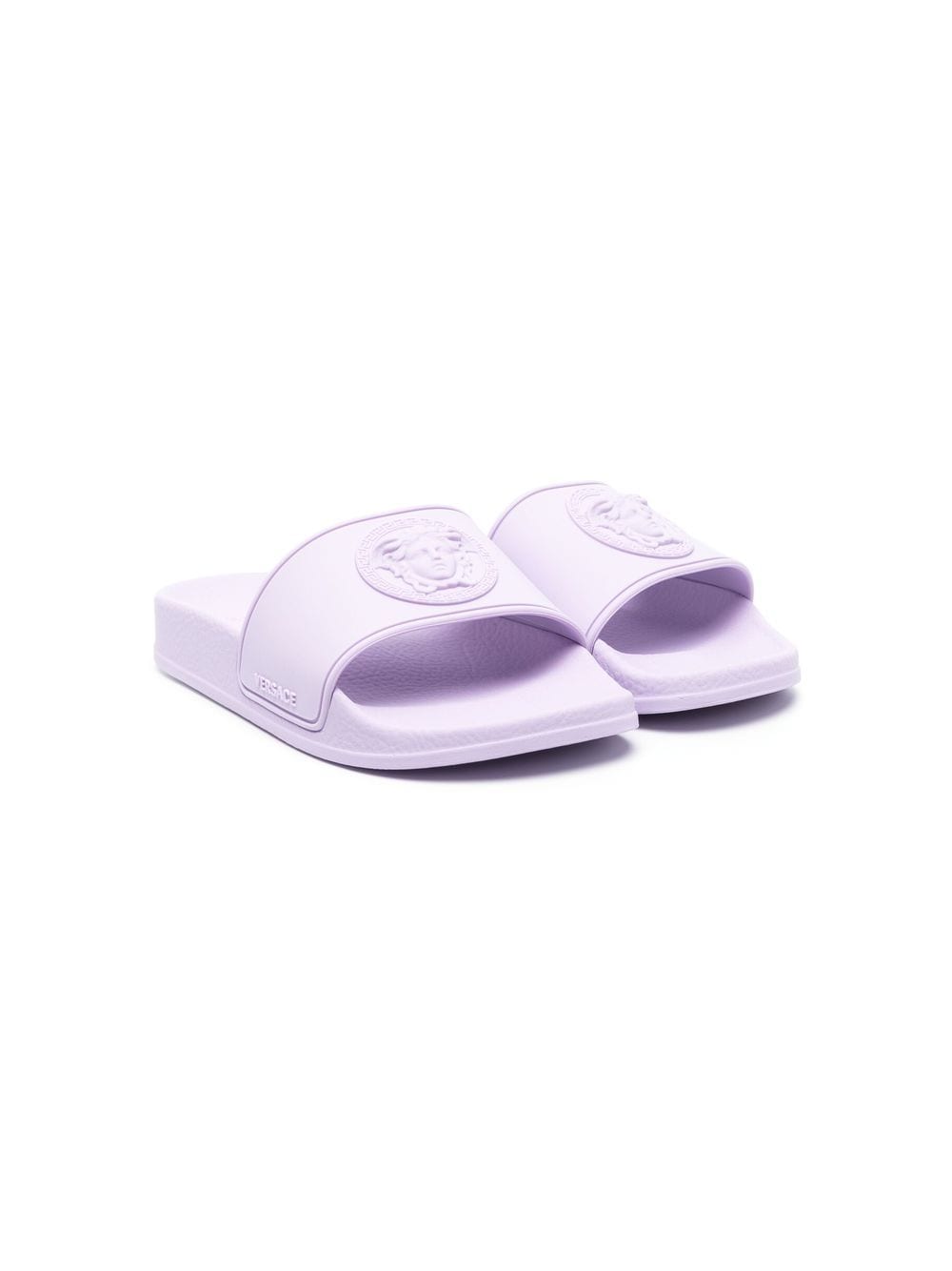Versace Kids Medusa Head-detail open-toe sandals - Purple von Versace Kids