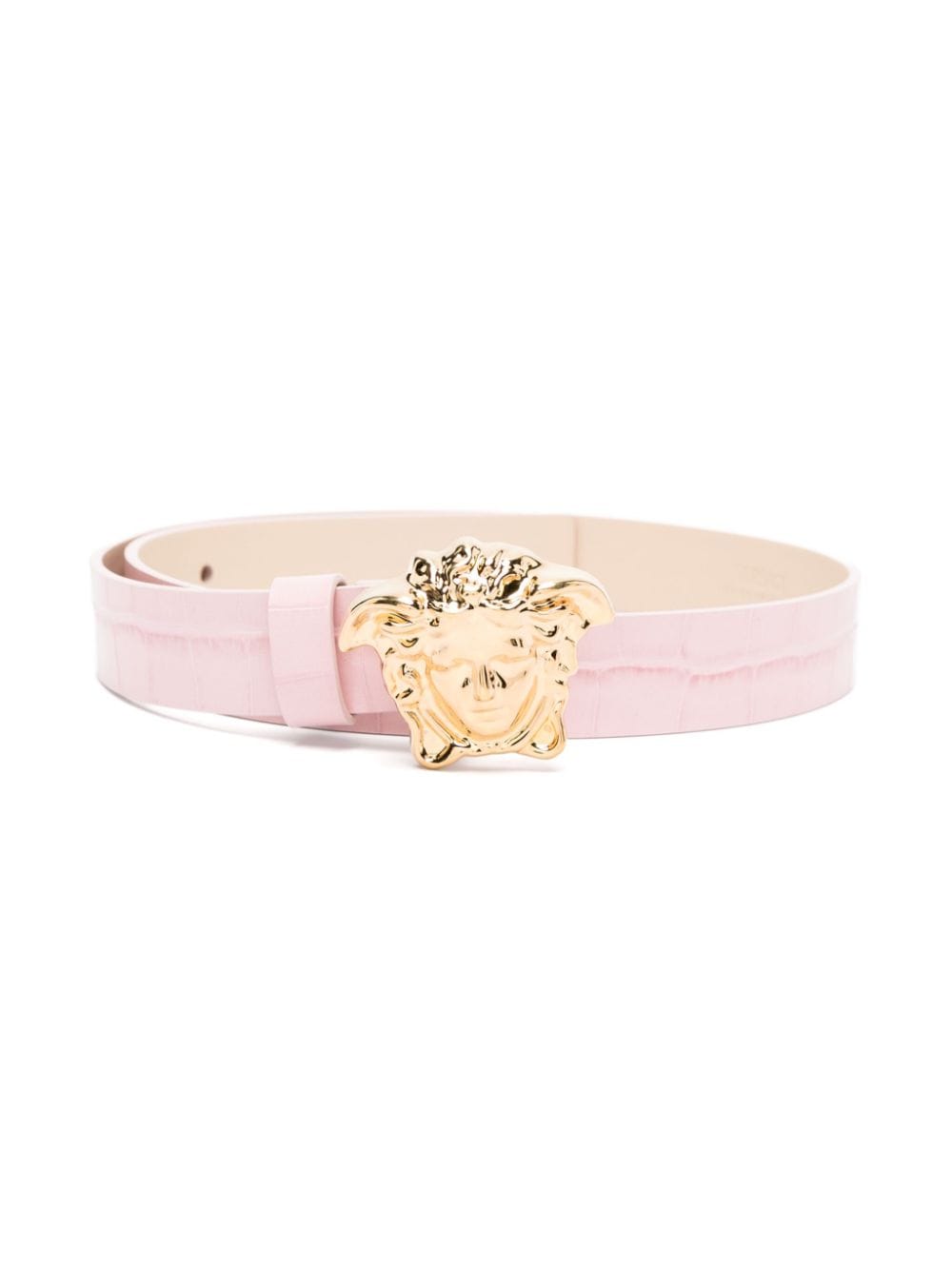 Versace Kids Medusa Head leather belt - Pink von Versace Kids