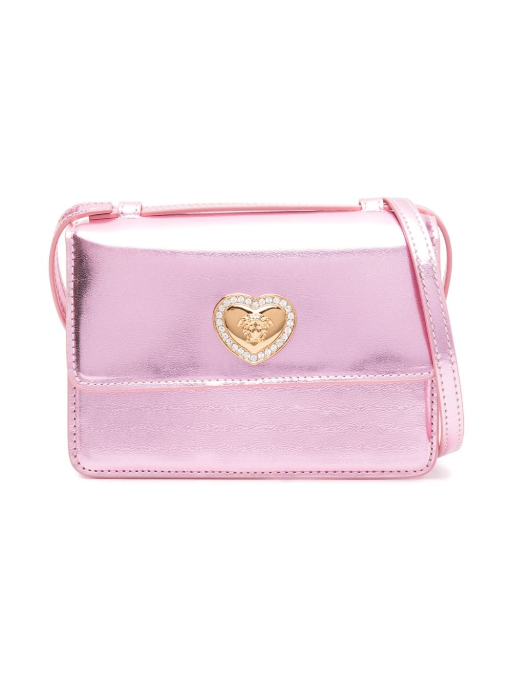 Versace Kids Medusa Head metallic shoulder bag - Pink von Versace Kids