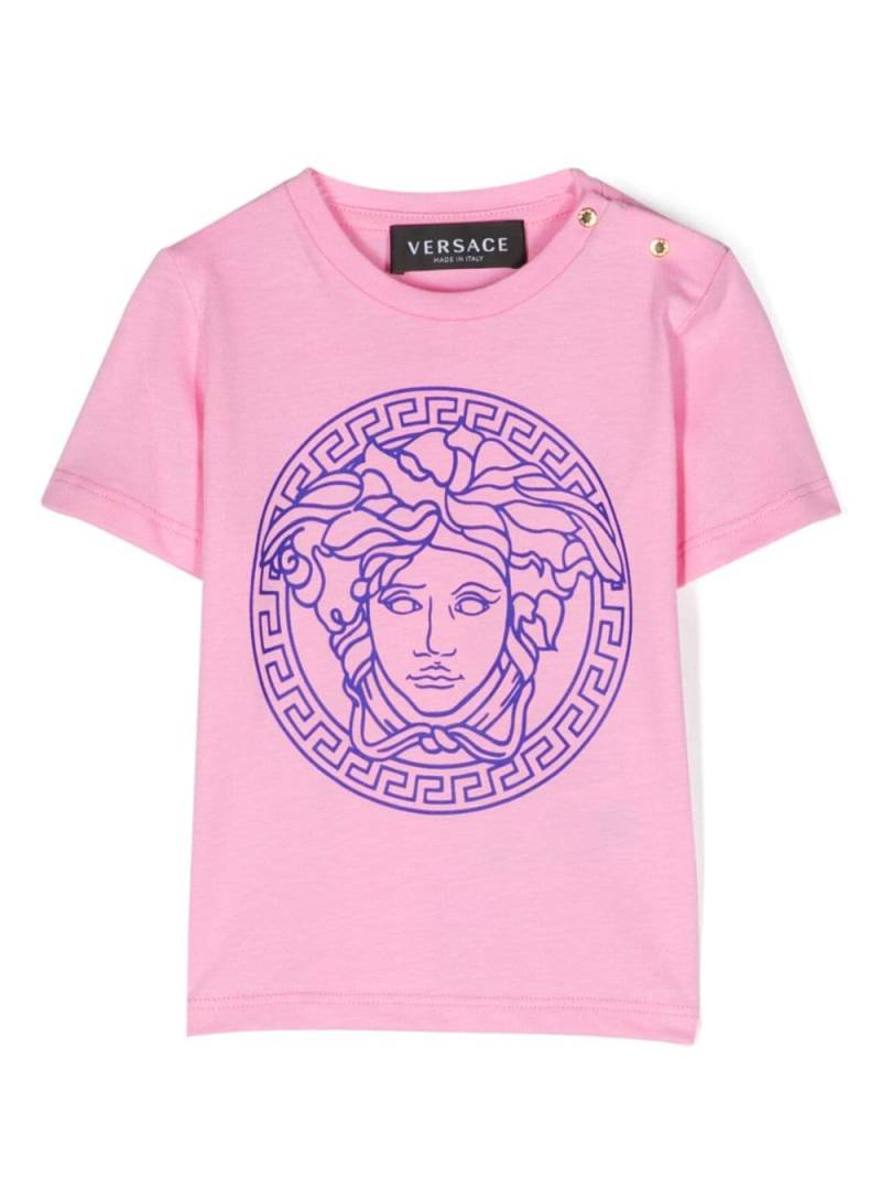 Versace Kids Medusa cotton T-Shirt - Pink von Versace Kids