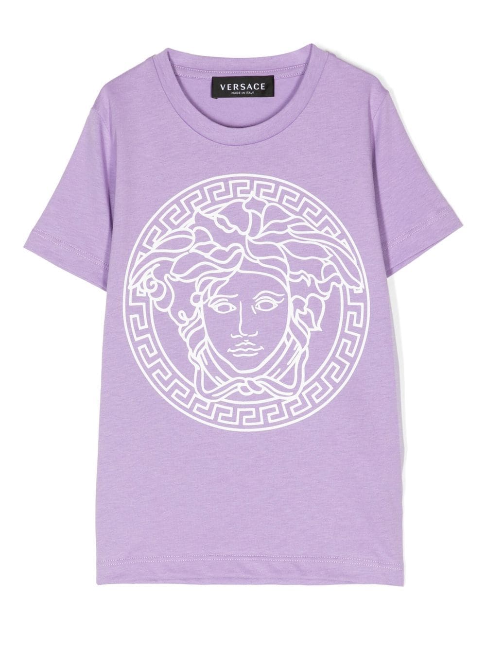 Versace Kids Medusa Head-print short-sleeved T-shirt - Purple von Versace Kids