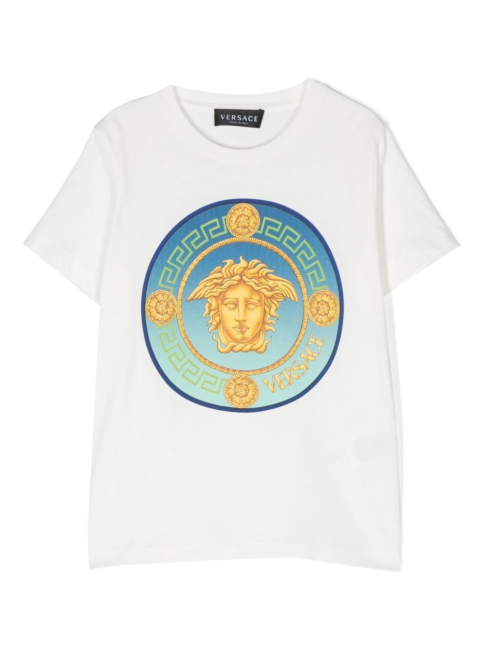 Versace Kids Medusa crew-neck T-shirt - Blue von Versace Kids